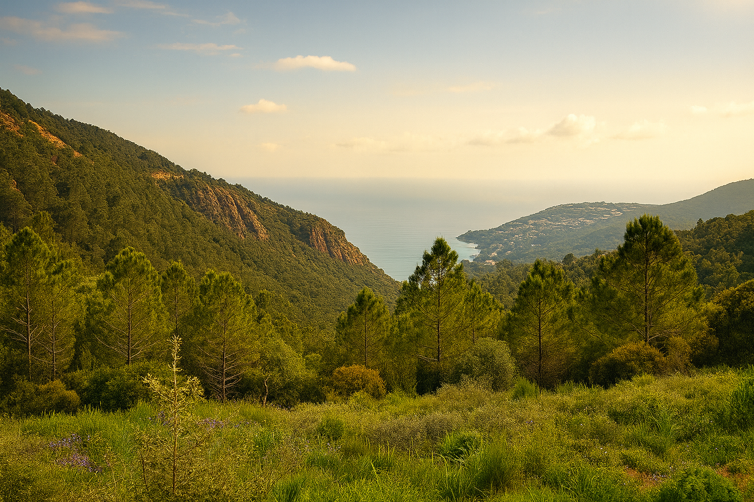 Parc de la Valmasque à Cagnes-sur-Mer - Espace naturel de 15 hectares avec sentiers pédestres, pinèdes et vue sur les collines provençales